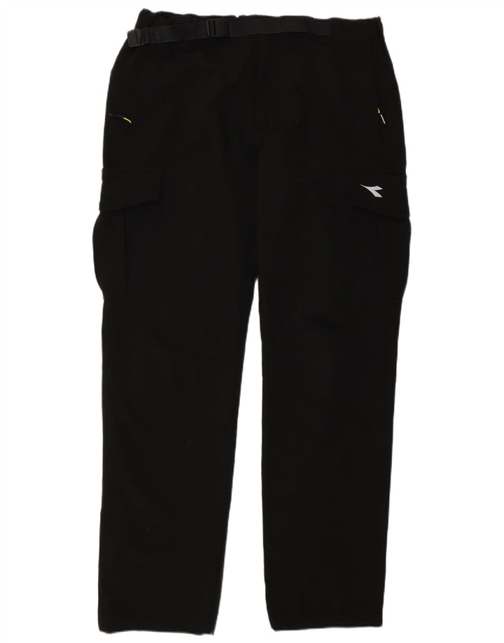 Diadora Pantalon Cargo Droit Homme Large W34 L34 Noir