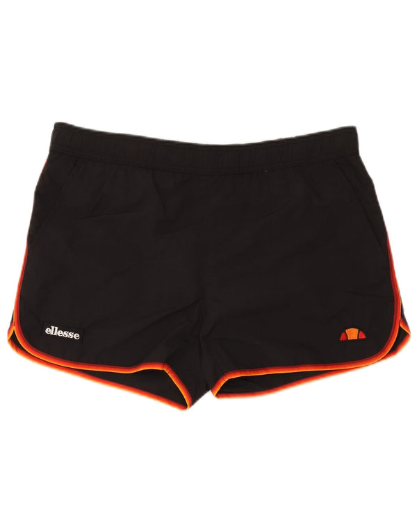 Ellesse Short de sport pour homme Large Noir Colourblock