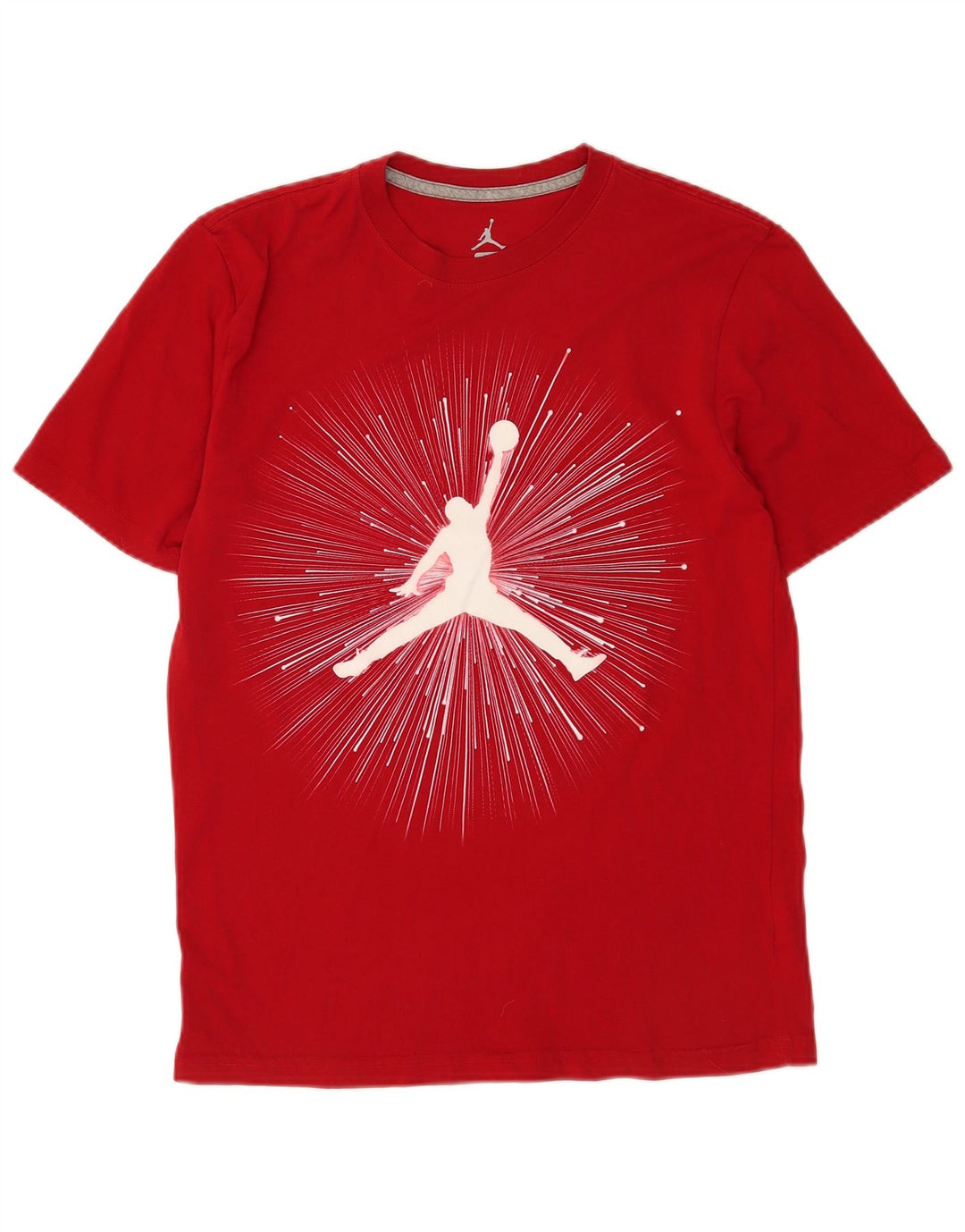 Jordan T-shirt graphique pour homme en coton rouge moyen