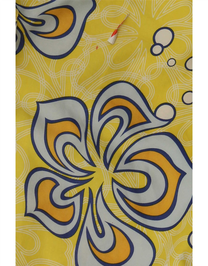 Sundek Short de bain pour homme en polyester floral jaune moyen