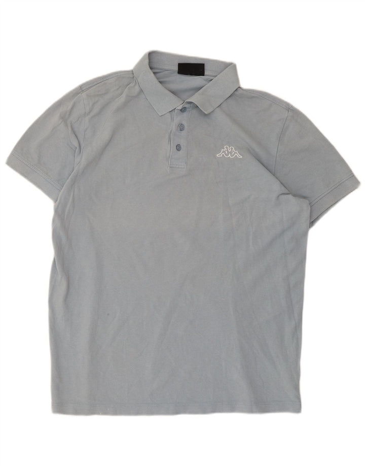 Kappa Polo Homme Grand Bleu Coton