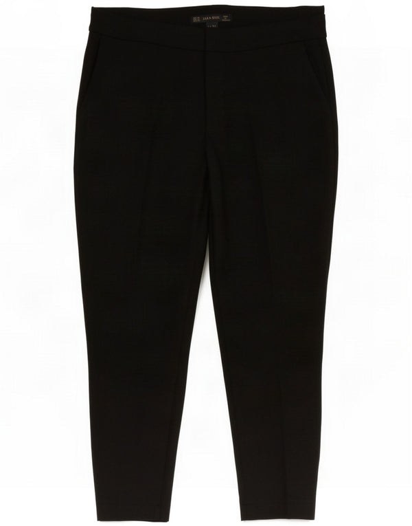 Pantalon Chino Droit Femme Zara XS W24 L22 Noir