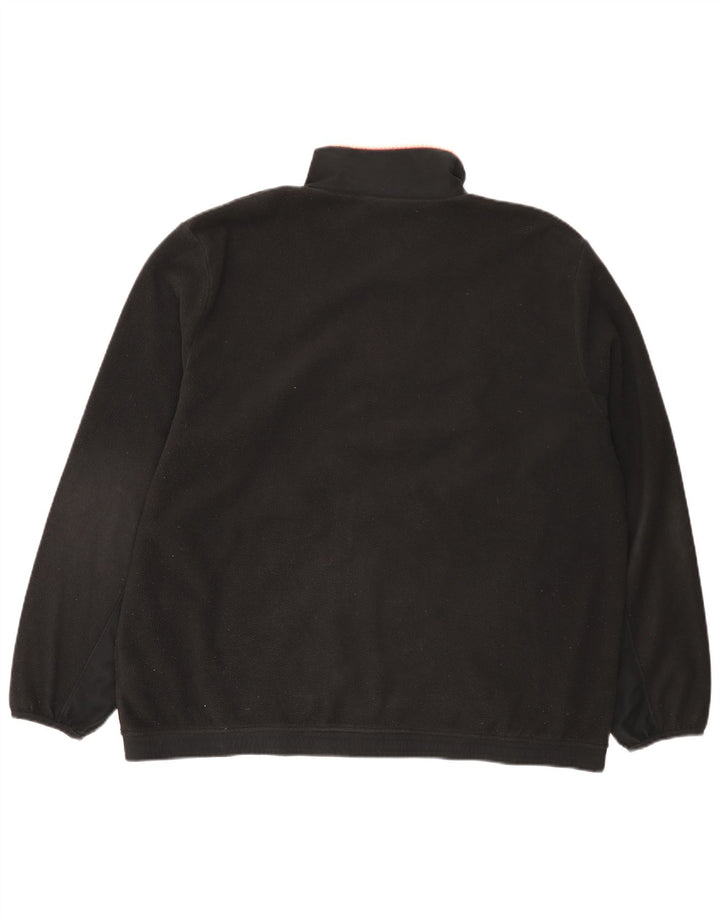 Adidas Veste polaire homme UK 42 XL Noir Polyester