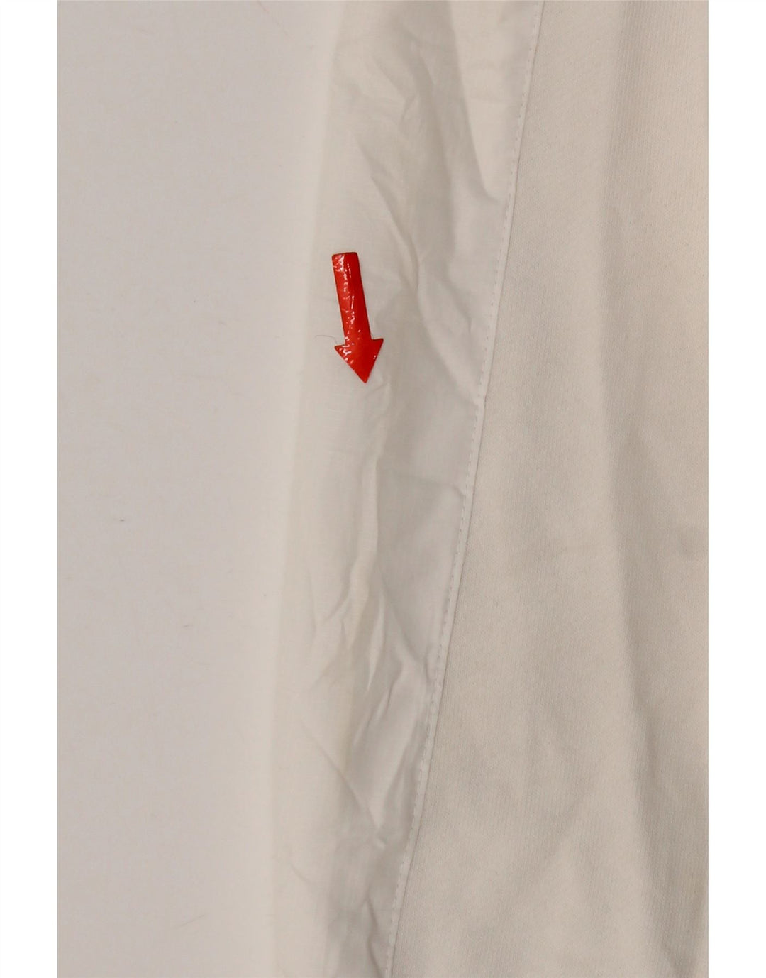 Zara Pull à capuche zippé pour homme Grand coton blanc