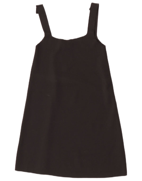 Zara Robe chasuble pour femme UK 12 Medium Noir Polyester