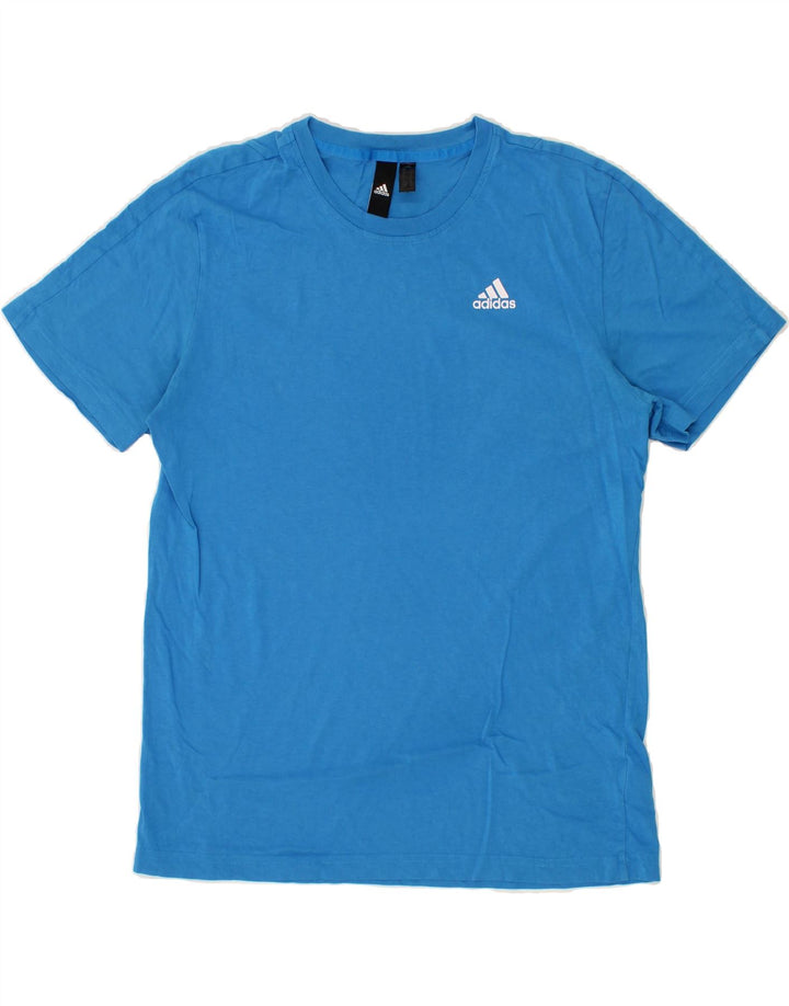 ADIDAS Mens T-Shirt Top Medium Blue Cotton Vintage Adidas and Second-Hand Adidas from Messina Hembry 