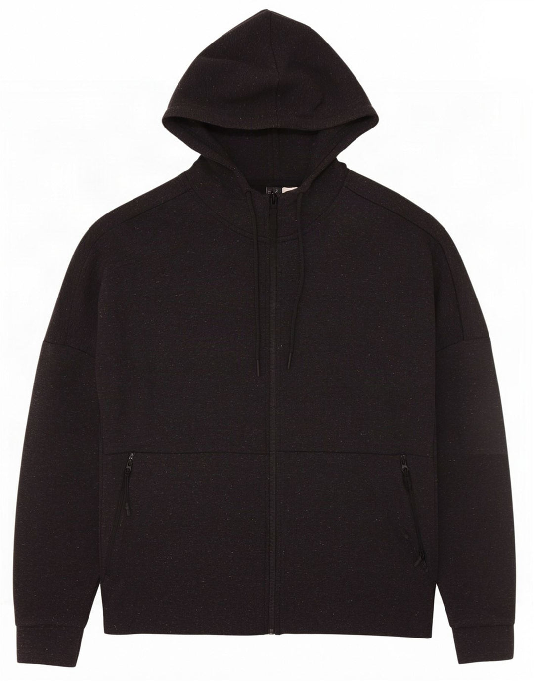 Adidas Pull à capuche zippé pour homme Gris moyen moucheté