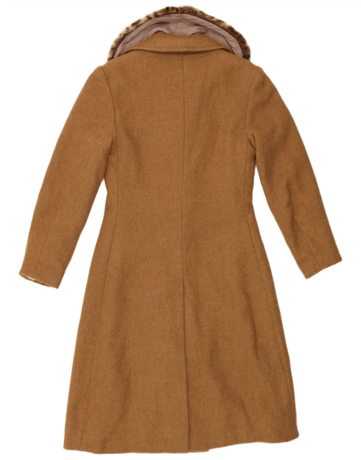 pardessus femme vintage UK 10 Petit Brun
