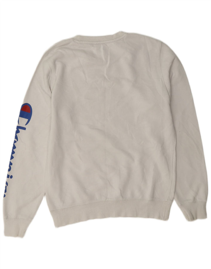 Champion Sweat-shirt graphique pour homme Petit coton blanc