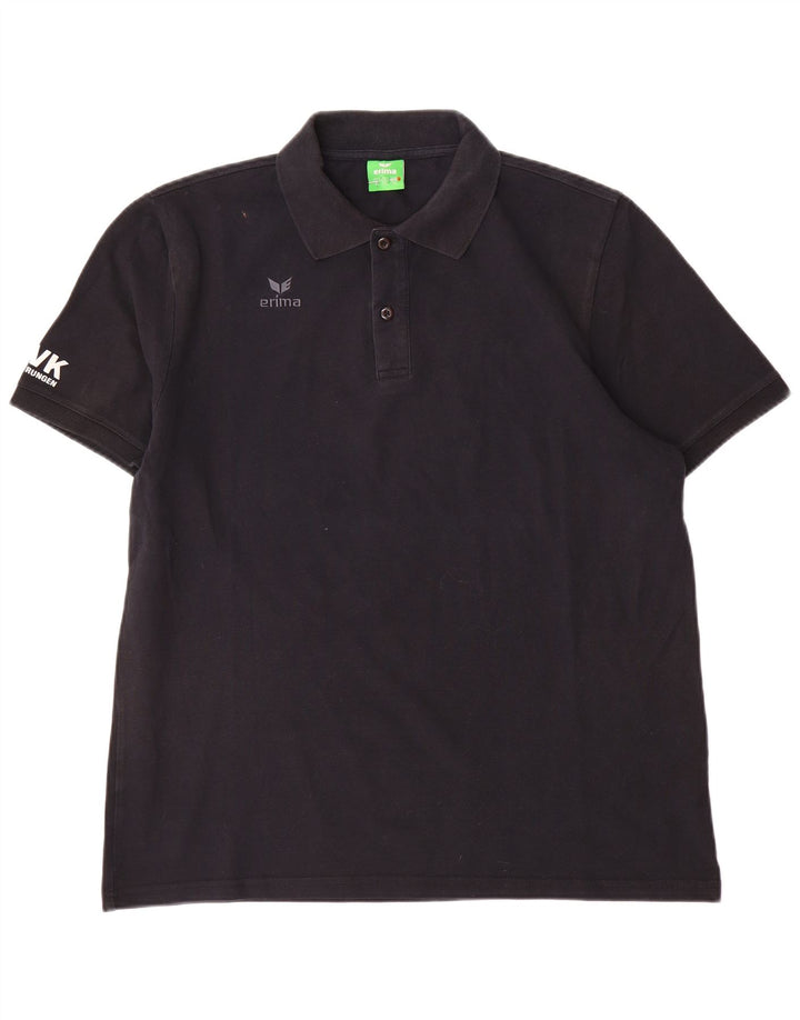 Erima Polo Graphique Homme XL Noir Coton