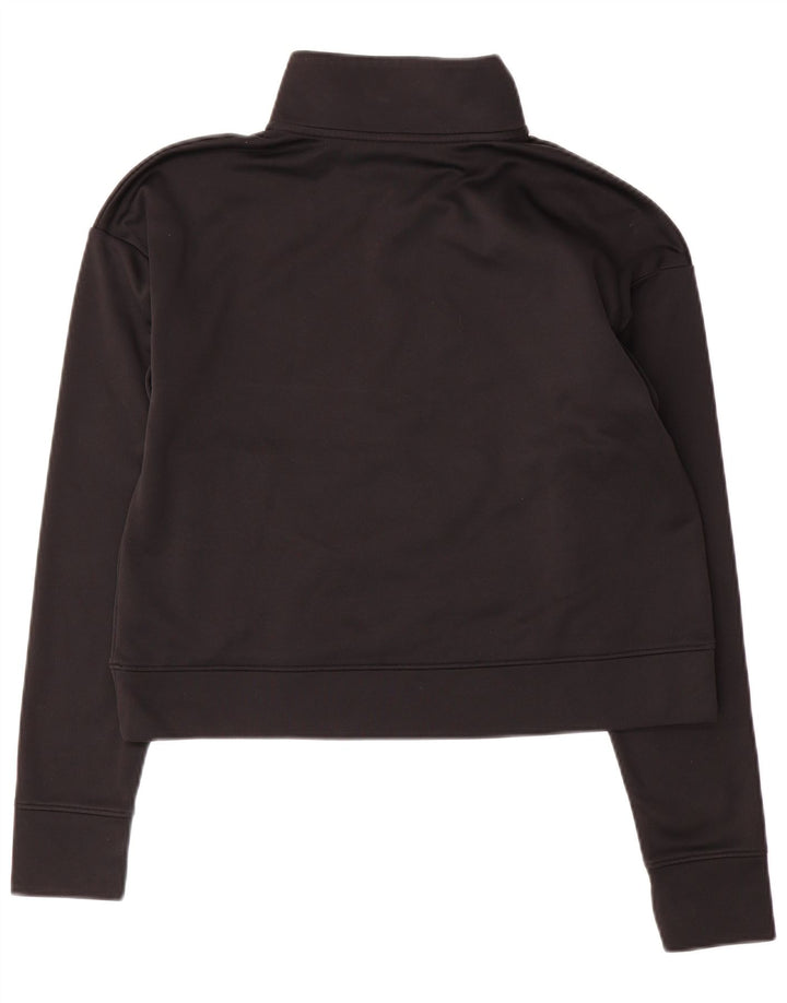 Under Armour Sweat-shirt court graphique pour femme UK 10 Small Noir