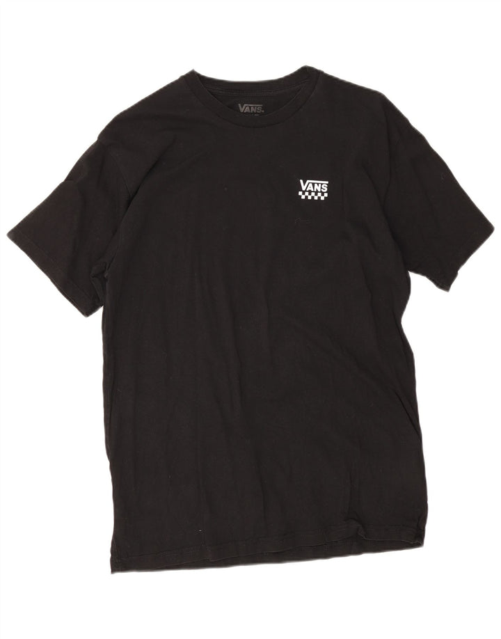 Vans T-shirt coupe classique pour homme en coton noir moyen