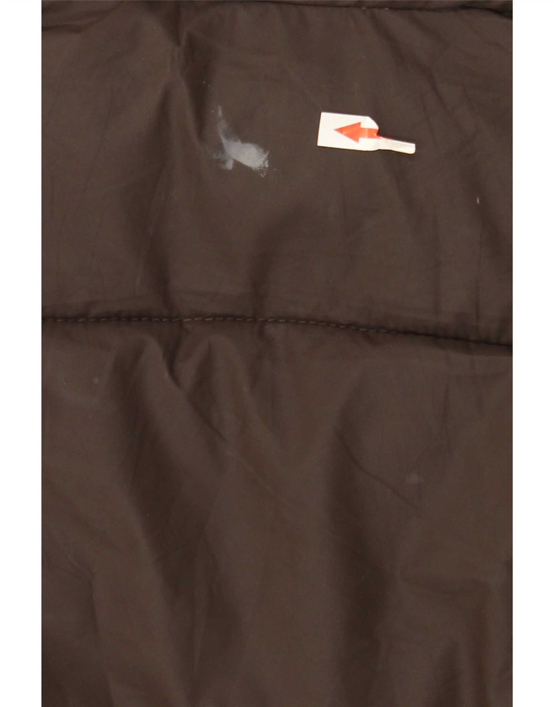 Zara Veste rembourrée surdimensionnée pour femme UK 6 XS Marron Polyester