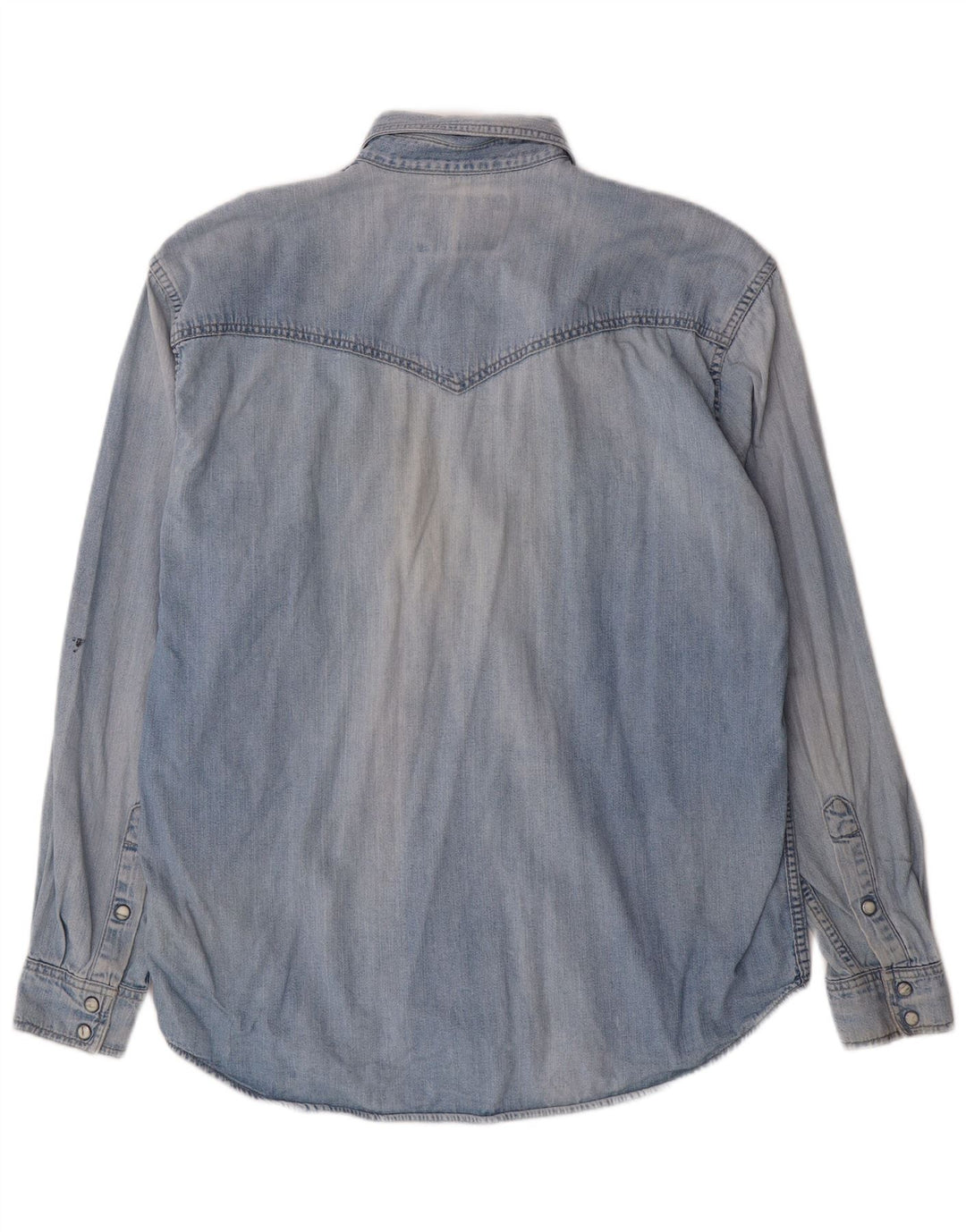 WRANGLER Chemise en Jean Homme Grand Bleu Coton