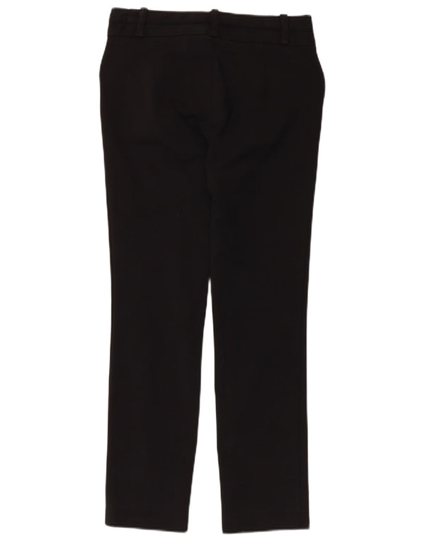 Pantalon décontracté slim femme Zara XS W24 L26 coton noir