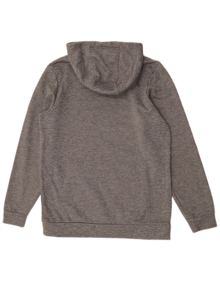 Nike Pull à capuche Therma-Fit pour homme Petit polyester moucheté gris
