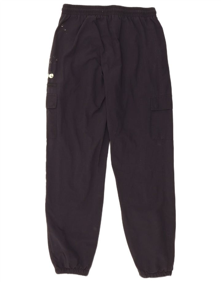 Ellesse Pantalon de survêtement cargo pour homme en nylon noir Taille L