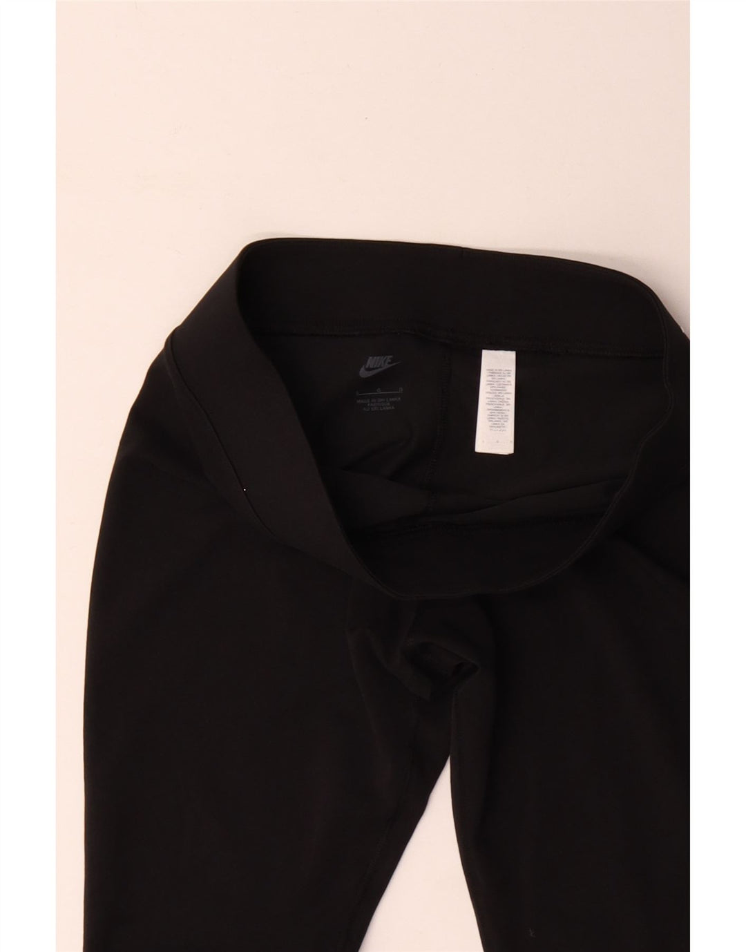 Nike Leggings Femme UK 14 Large Noir Coton