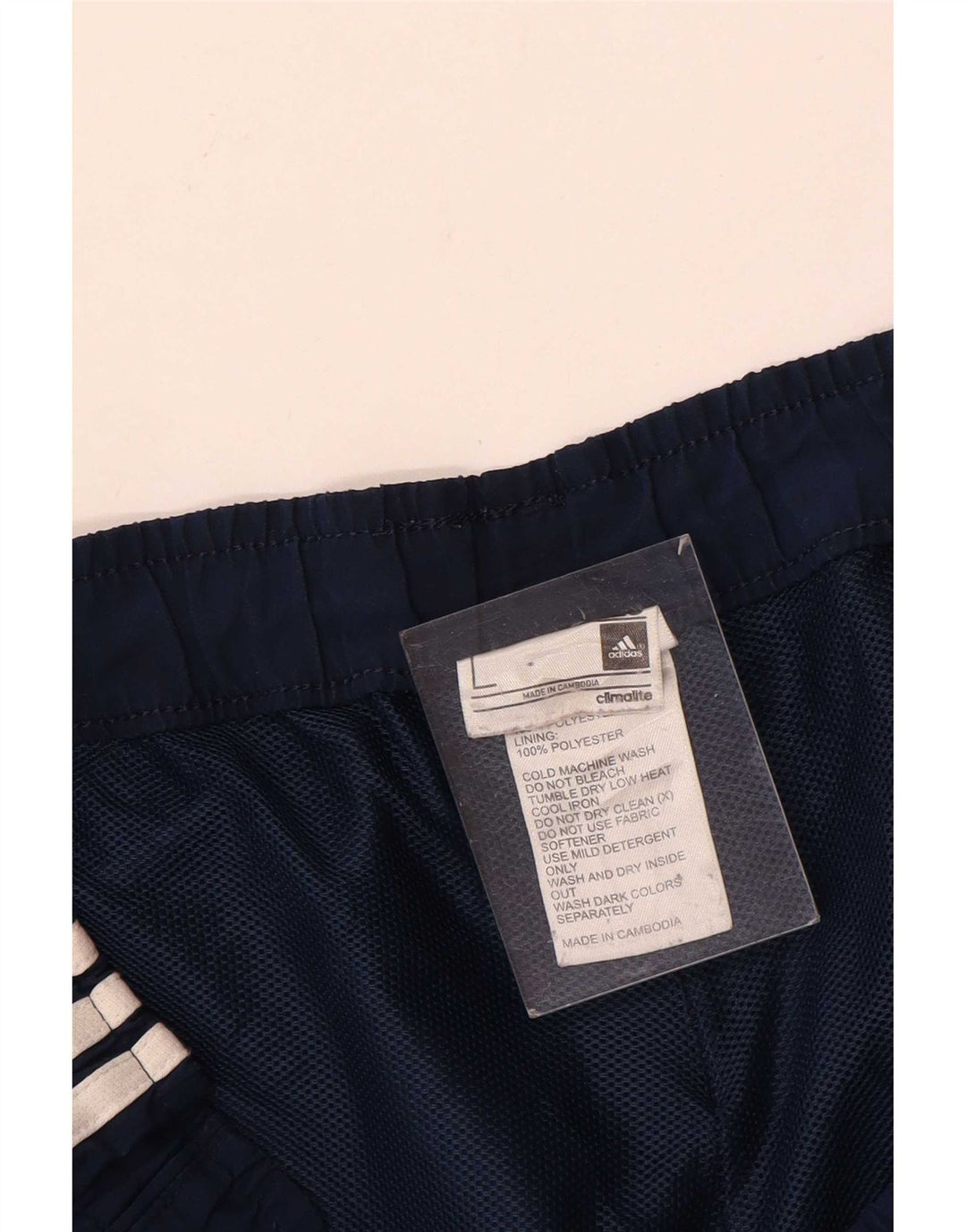 Adidas Short de sport pour homme Grand bleu marine Polyester