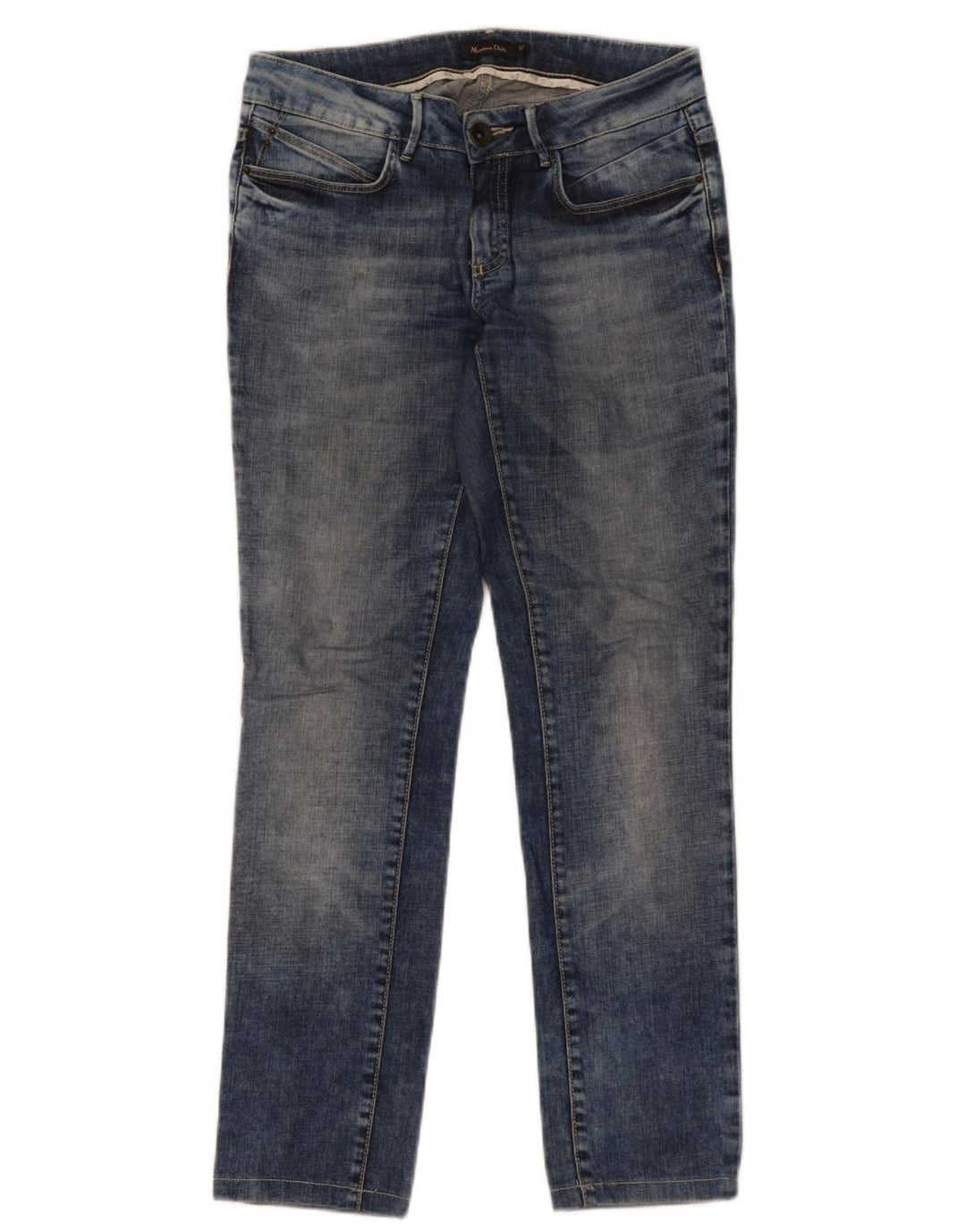 Massimo Dutti Jean Slim Femme W28 L29 Bleu Coton