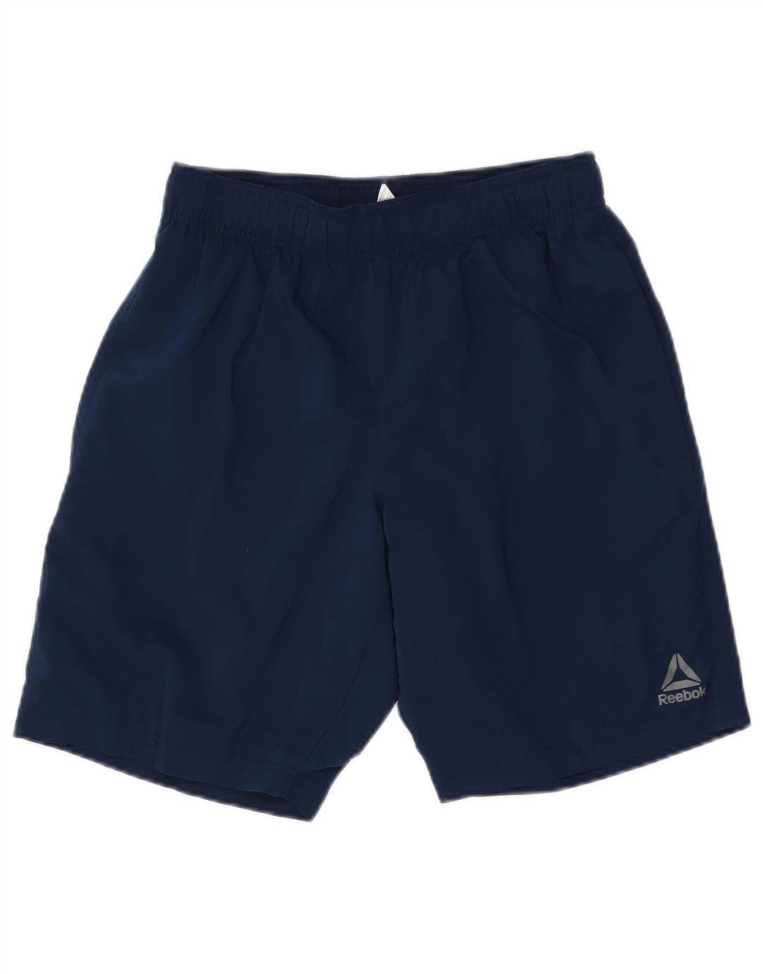 Reebok Short de sport homme petit bleu marine polyester