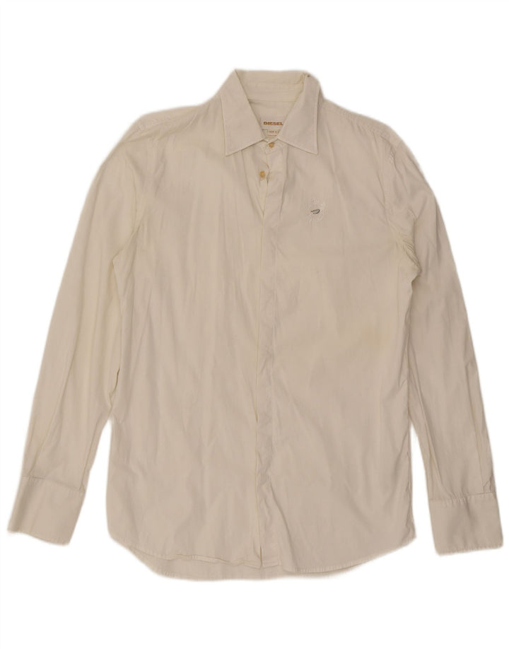 Diesel Chemise Homme Large Blanc Coton