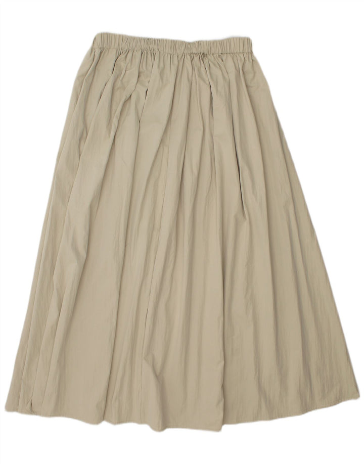 Zara Femme Jupe Évasée Petit W26 Beige Polyester