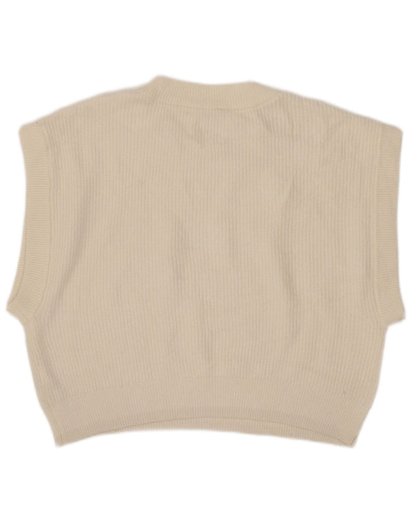 Débardeur Gilet Fille Zara 11-12 Ans Blanc Viscose