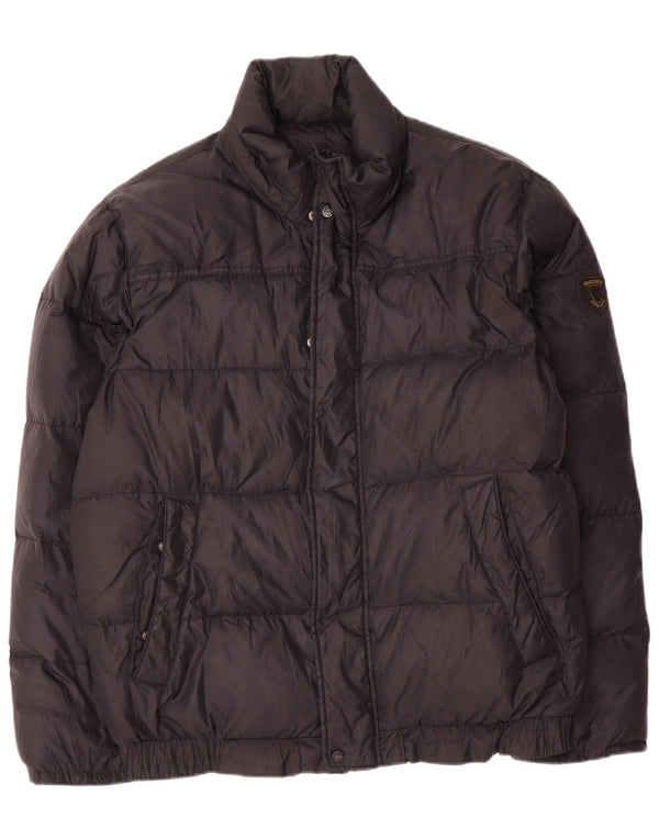 Diadora Veste rembourrée pour homme UK 40 Large Noir Nylon