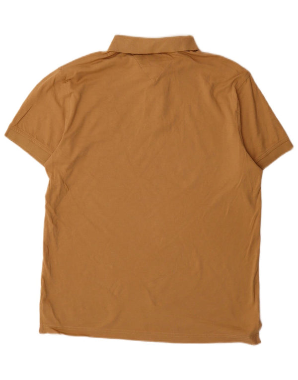 Tommy Hilfiger Polo Regular Fit Homme Coton Marron Moyen