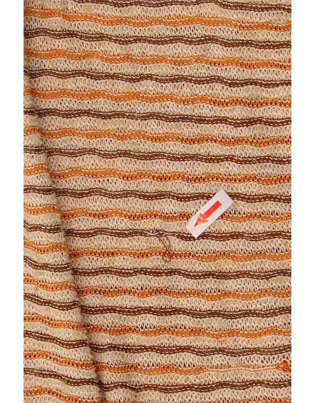 vintage Womens Knit Slip Dress UK 12 Moyen Multicolore Rayé