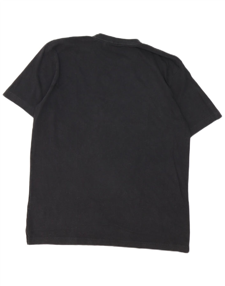 Hugo Boss Hommes T-Shirt Top Large Noir Coton