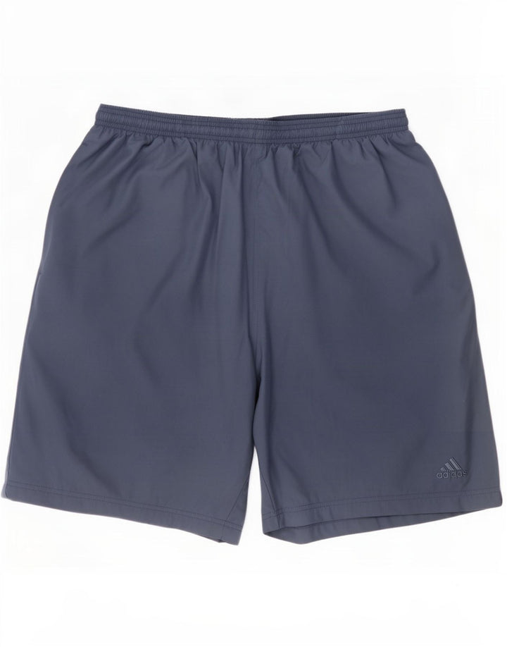 Adidas Short de sport pour homme XL Bleu Polyester