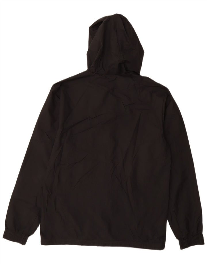 Adidas Veste de pluie à capuche pour homme UK 36 Petit Noir Polyester