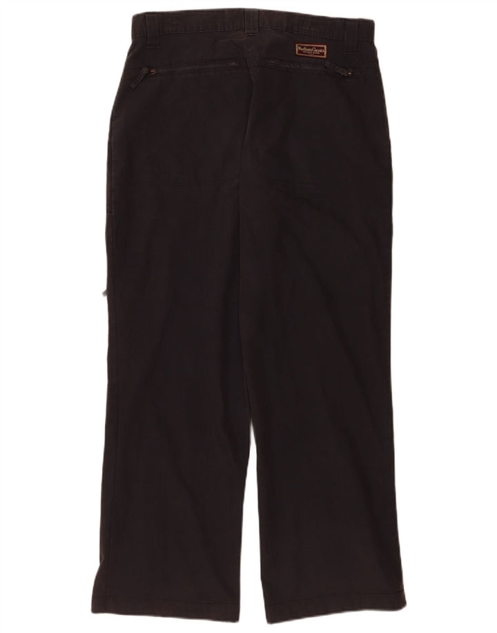 Marlboro Classics Pantalon cargo droit pour homme W32 L28 Noir Coton