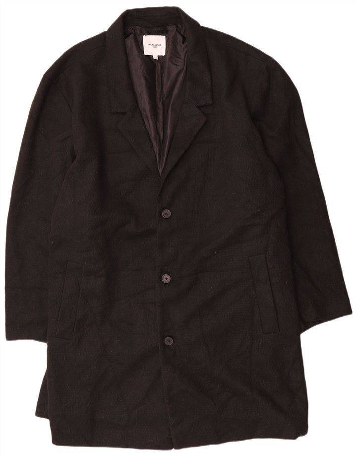 Jack & Jones Manteau Homme UK 50 5XL Noir Polyester