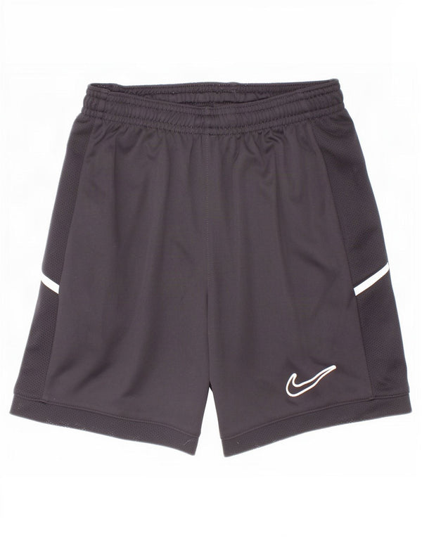 Nike Short de sport Dri Fit pour garçon 8-9 ans Petit Noir Polyester