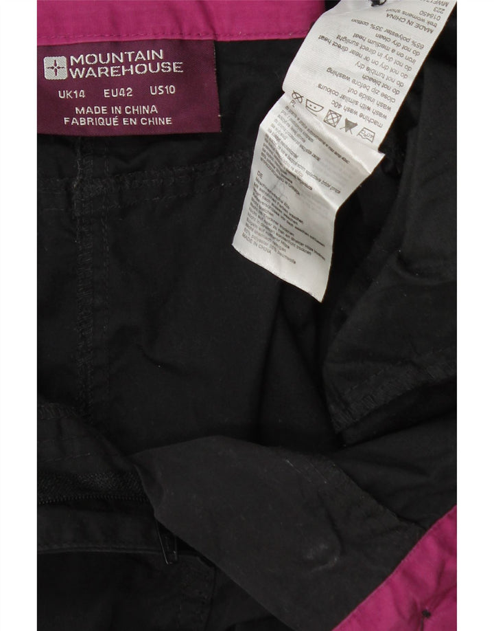 MOUNTAIN WAREHOUSE Short cargo pour femme UK 14 Large W32 Noir Polyester