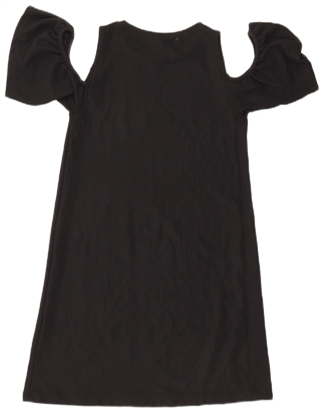 ZARA Femme Trafaluc Robe à épaules dénudées UK 8 Small Noir