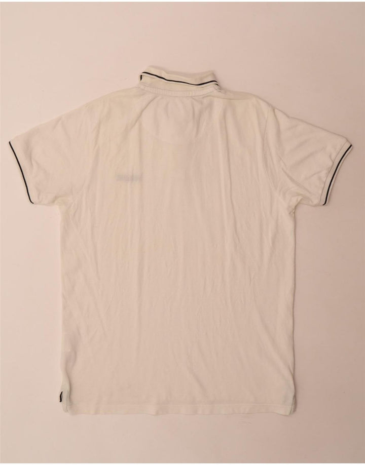 Woolrich Polo Homme XL Blanc Coton