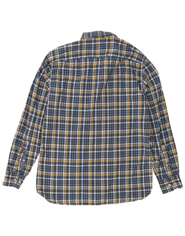 Tommy Hilfiger Chemise New York Fit Homme Bleu Moyen à Carreaux en Coton
