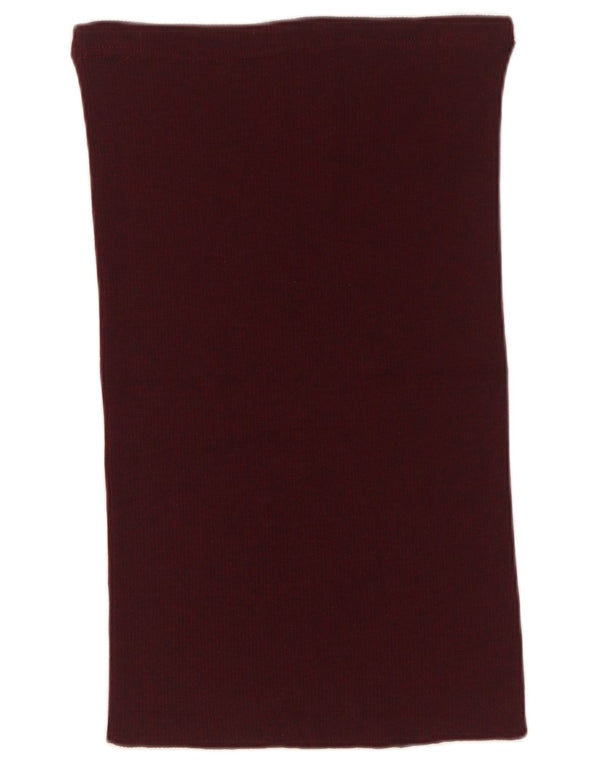 Jupe Droite Femme Sevres IT 44 Medium W34 Bordeaux Laine Vierge