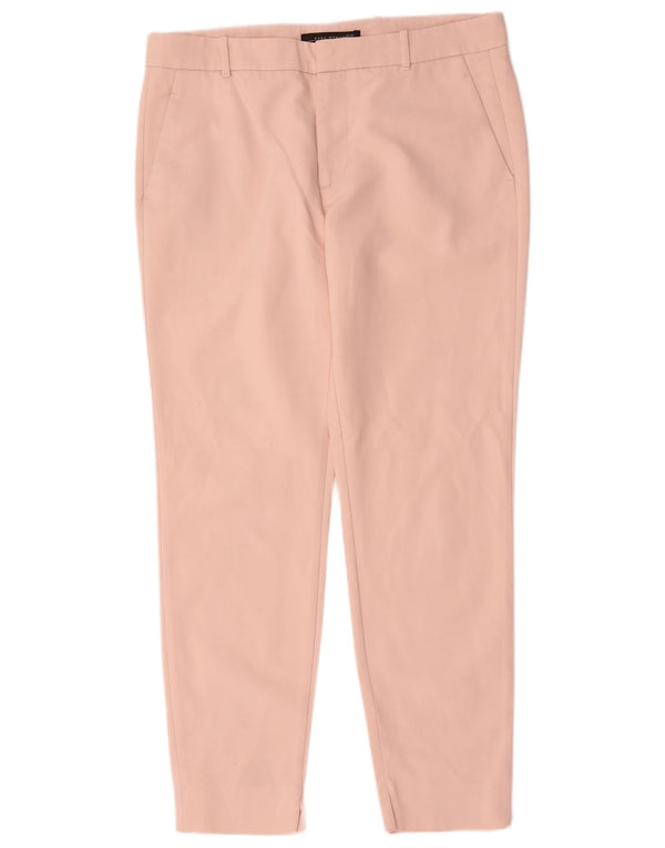 Zara Pantalon Chino Slim Femme EU 40 Medium W30 L28 Coton Rose