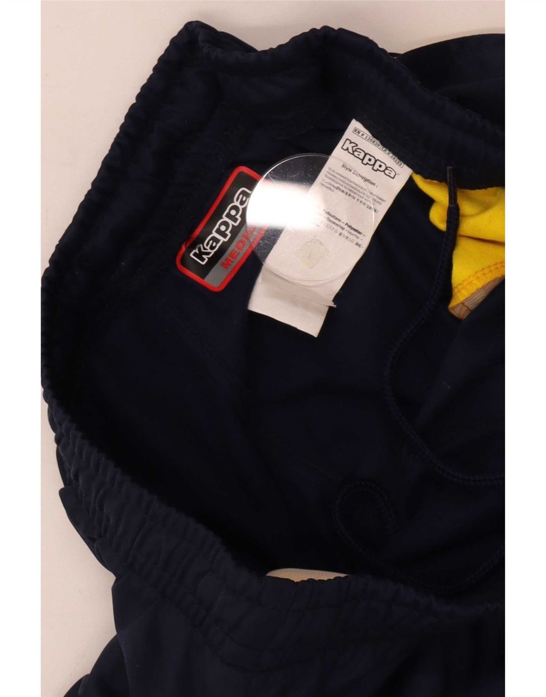 Kappa Pantalon de Survêtement Graphique Homme Bleu Marine Moyen Polyester