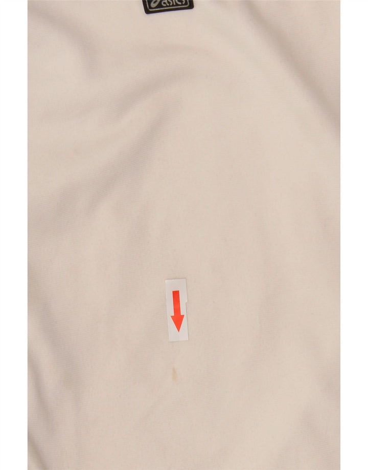 Asics Veste de survêtement pour homme Large Blanc Colourblock