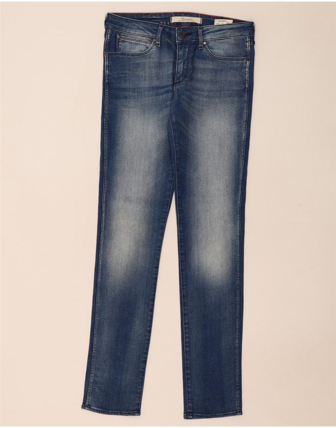 Wrangler Jean Slim Molly Femme W28 L34 Bleu Coton