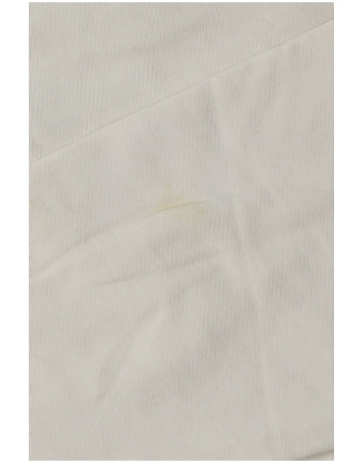 Levi's Sweatshirt Jumper Small Homme Blanc Coton