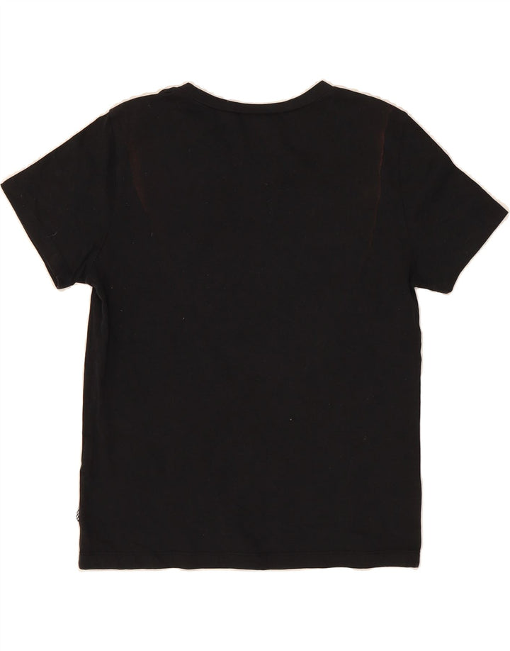 VANS Womens Graphic T-Shirt Top UK 12 Medium Black Cotton Vintage Vans and Second-Hand Vans from Messina Hembry 