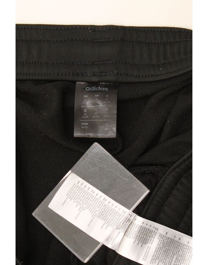 ADIDAS Pantalon de survêtement pour femme Joggers UK 20/22 XL Noir Polyester