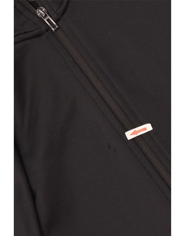 Adidas Pull à capuche zippé pour homme 2XL Noir Polyester